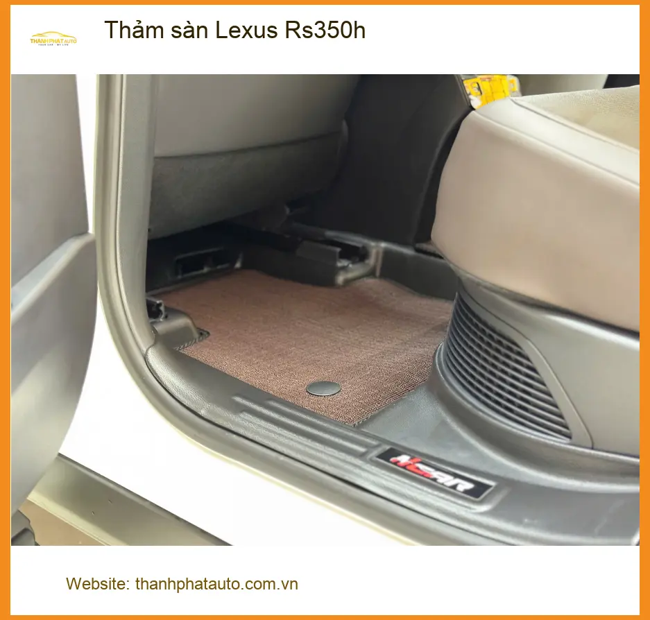Anh Khải thay thảm sàn Lexus Rs350h tại Quận Gò Vấp để nội thất luôn sạch đẹp ảnh thực tế 2