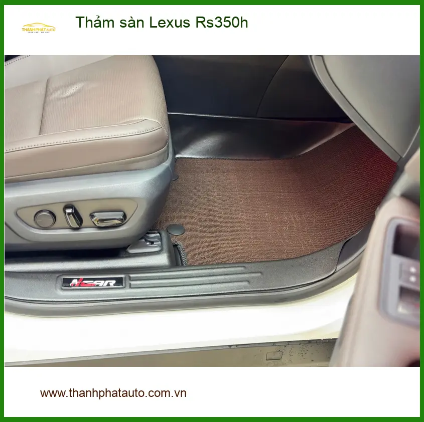Anh Khải thay thảm sàn Lexus Rs350h tại Quận Gò Vấp để nội thất luôn sạch đẹp ảnh thực tế 3