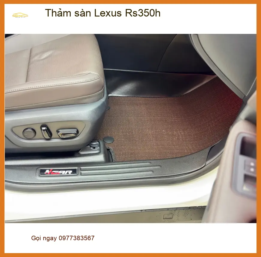 Chị Hoa thay thảm sàn Lexus RS350h Quận 3 để dễ vệ sinh nội thất ảnh thực tế 3