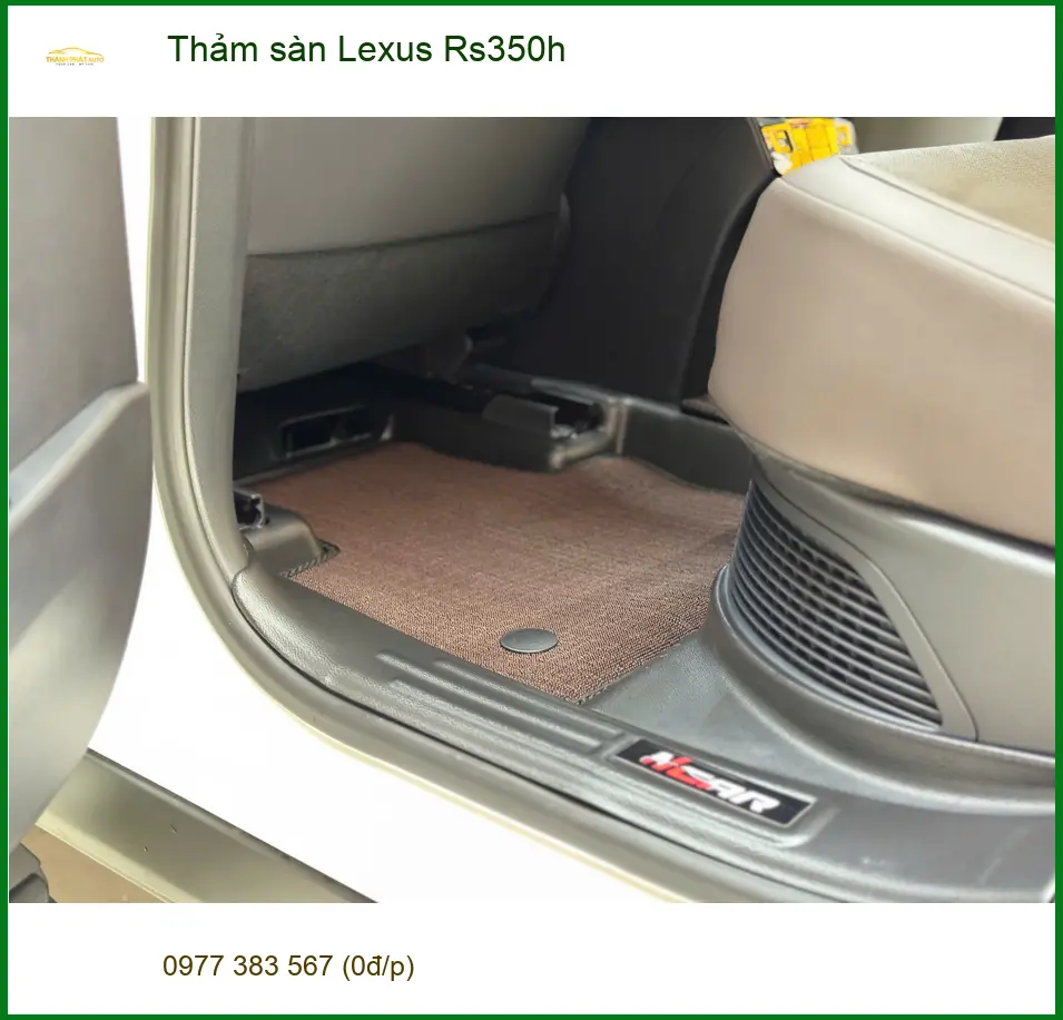 Chị Hoa thay thảm sàn Lexus RS350h Quận 3 để dễ vệ sinh nội thất ảnh thực tế 4
