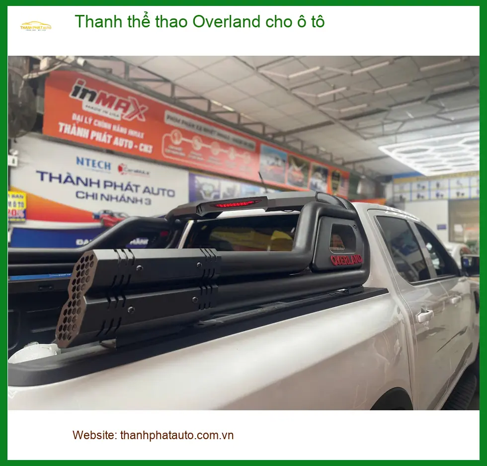 Anh Tấn lắp thanh thể thao Overland cho Ford Ranger tại Gò Vấp chính hãng