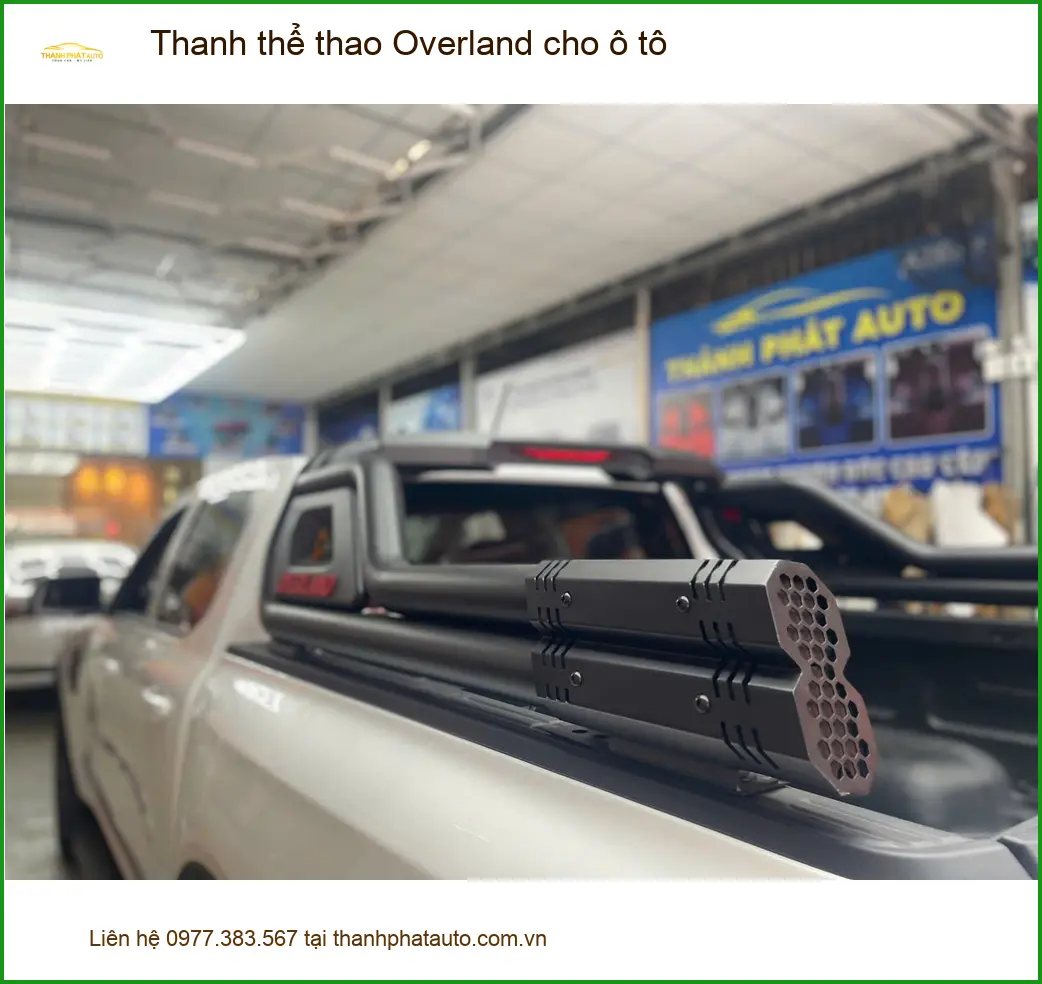 Anh Tấn lắp thanh thể thao Overland cho Ford Ranger tại Gò Vấp chính hãng ảnh thực tế 2
