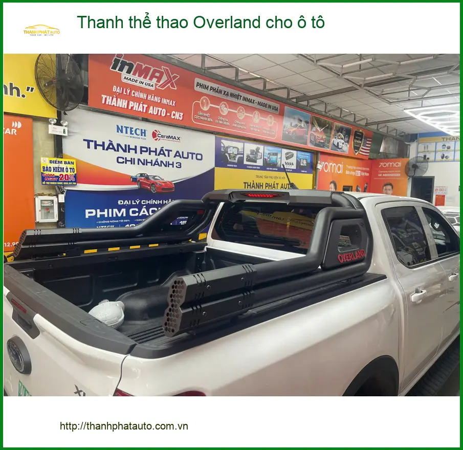 Anh Long lắp Thanh thể thao Overland chính hãng cho Ranger tại Cần Giờ