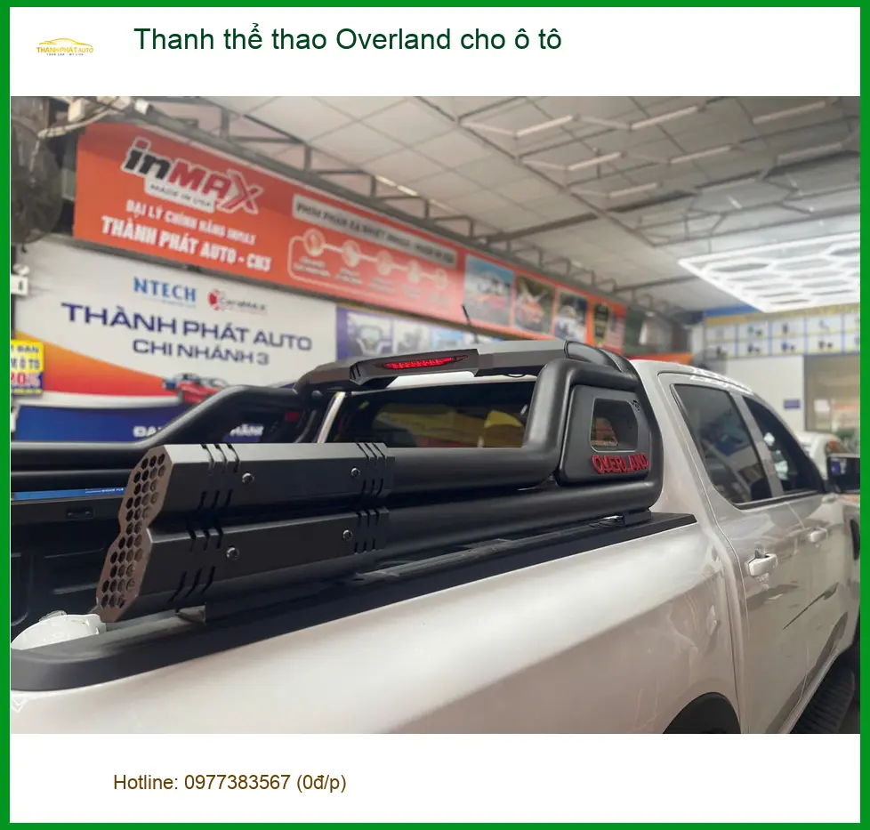 Anh Quang lắp Thanh thể thao Overland cho Ford Everest tại Quận 12