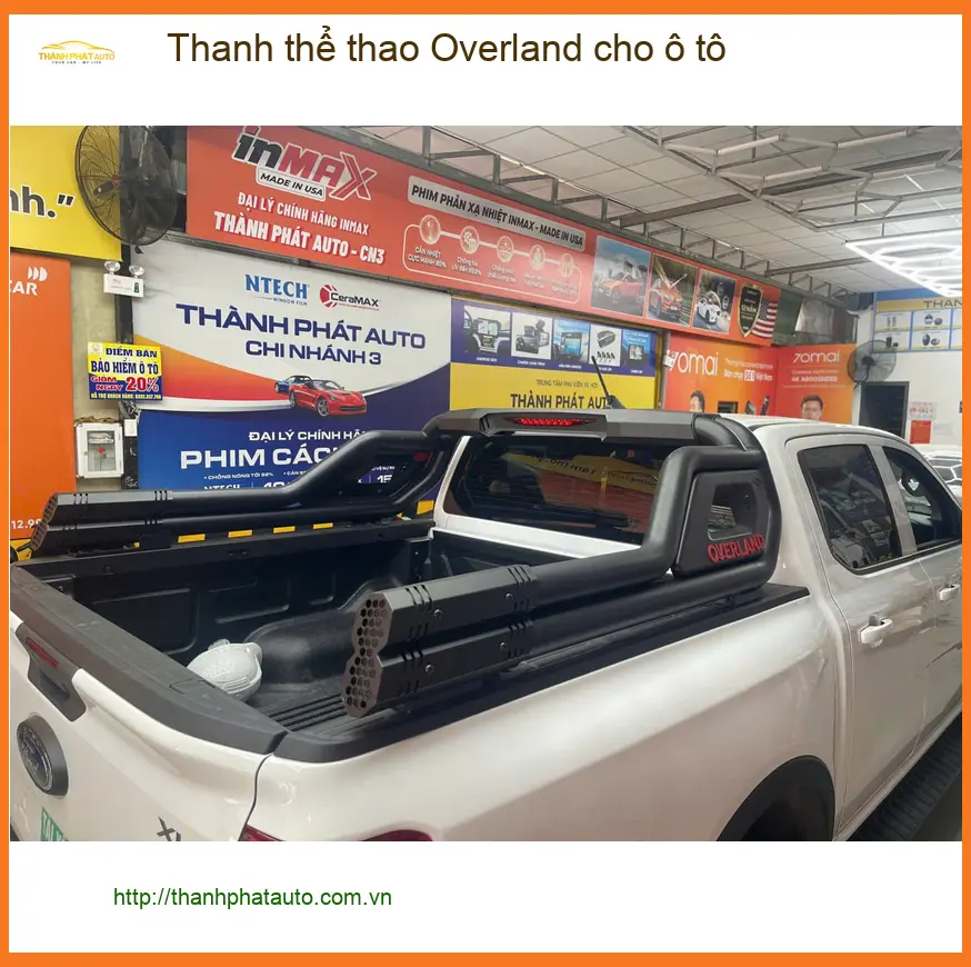 Anh Dũng lắp thanh thể thao Overland cho Toyota Hilux tại Quận Phú Nhuận ảnh thực tế 2
