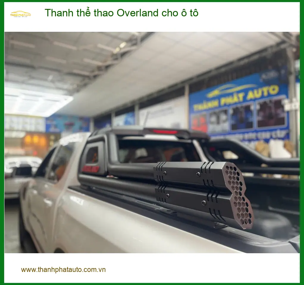 Anh Dũng lắp thanh thể thao Overland cho Toyota Hilux tại Quận Phú Nhuận ảnh thực tế 4