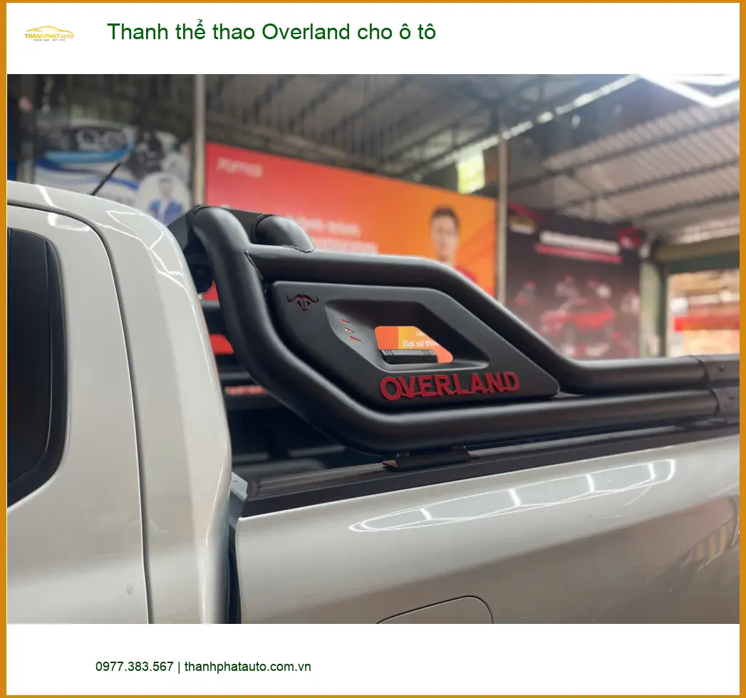 Anh Dũng lắp thanh thể thao Overland cho Toyota Hilux tại Quận Phú Nhuận ảnh thực tế 5