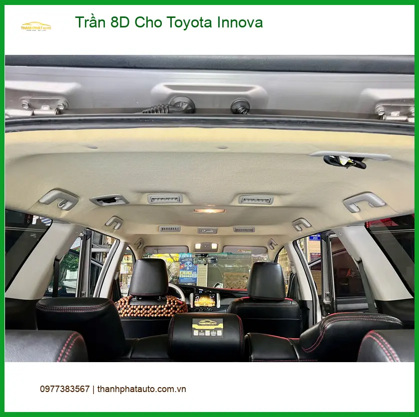 Anh Duy bọc trần 8D cho Toyota Innova tại Quận 2 nâng tầm không gian ảnh thực tế 3