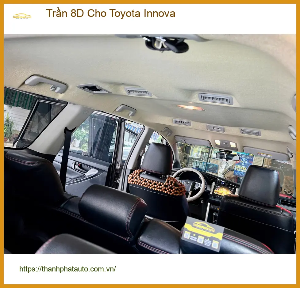 Anh Duy bọc trần 8D cho Toyota Innova tại Quận 2 nâng tầm không gian ảnh thực tế 4
