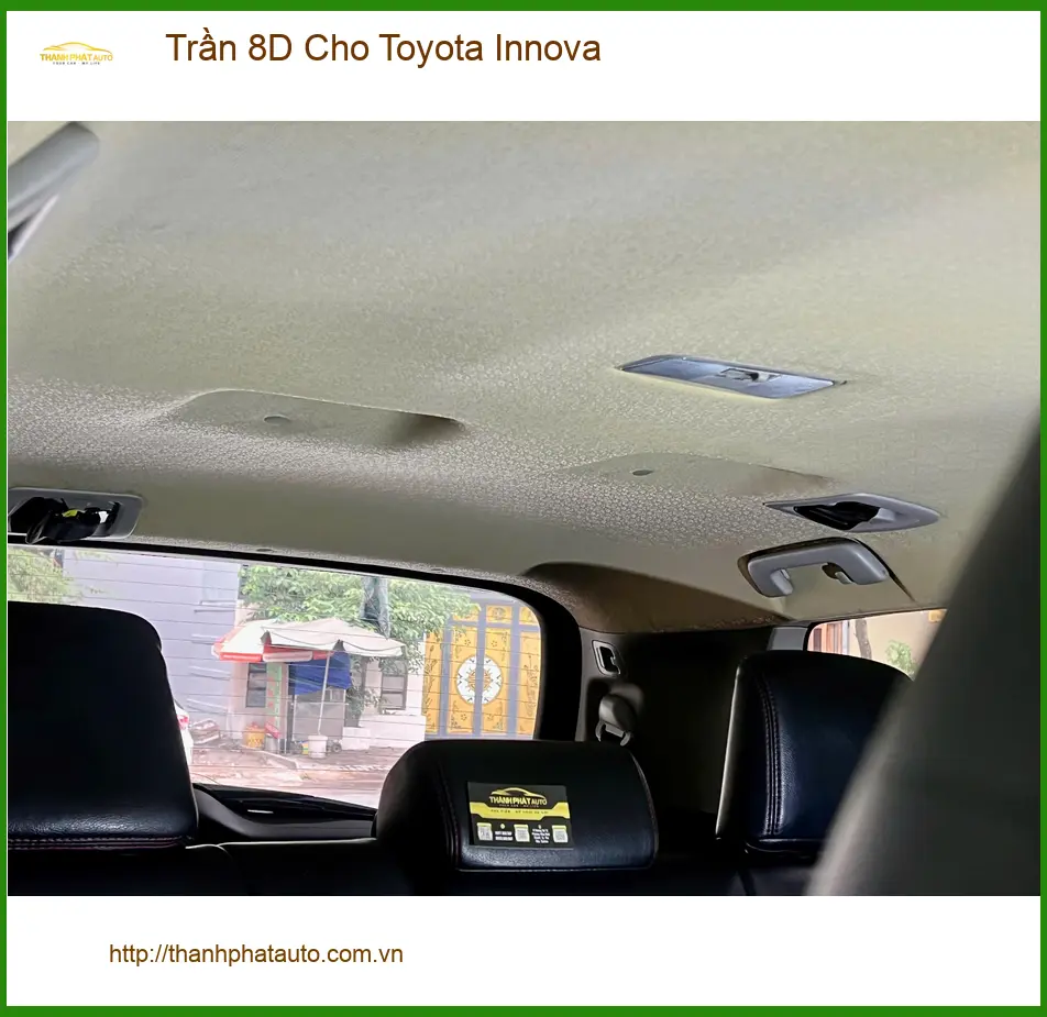 Anh Minh lắp Trần 8D cho Toyota Innova ở Thủ Đức để nâng tầm không gian nội thất xe ảnh thực tế 2