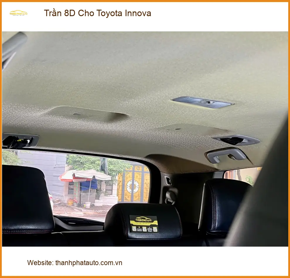 Anh Tấn độ trần 8D cho Toyota Innova tại Quận 6 để nâng tầm không gian xe sang trọng hơn ảnh thực tế 2