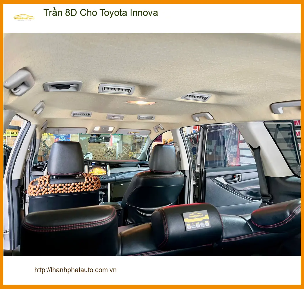 Địa chỉ bọc Trần 8D Toyota Innova uy tín cho Anh Cường tại Bình Chánh ảnh thực tế 3
