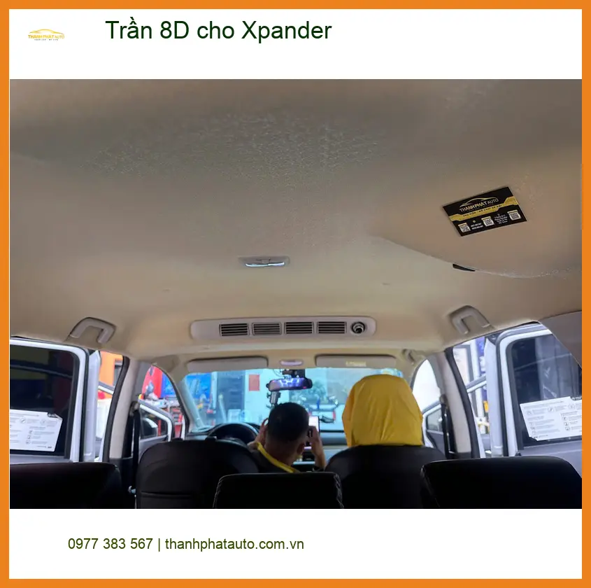 Anh Duy bọc Trần 8D cho Xpander tại Quận Bình Thạnh để nâng tầm nội thất