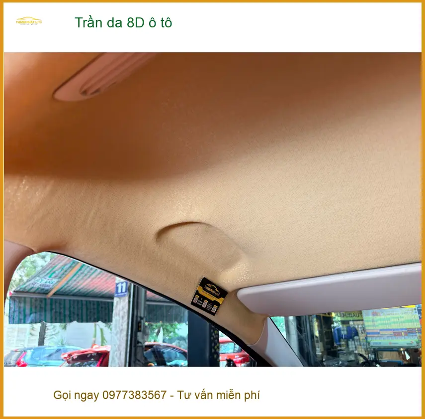Cô Thảo bọc trần da 8D ô tô cho Hyundai Creta tại Quận 4 để xe sạch và sang hơn