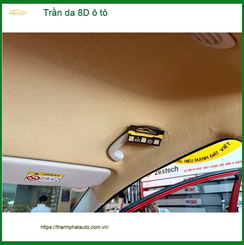 Chị Thanh bọc trần da 8D ô tô Kia K3 tại Quận 6 để nâng tầm không gian xe