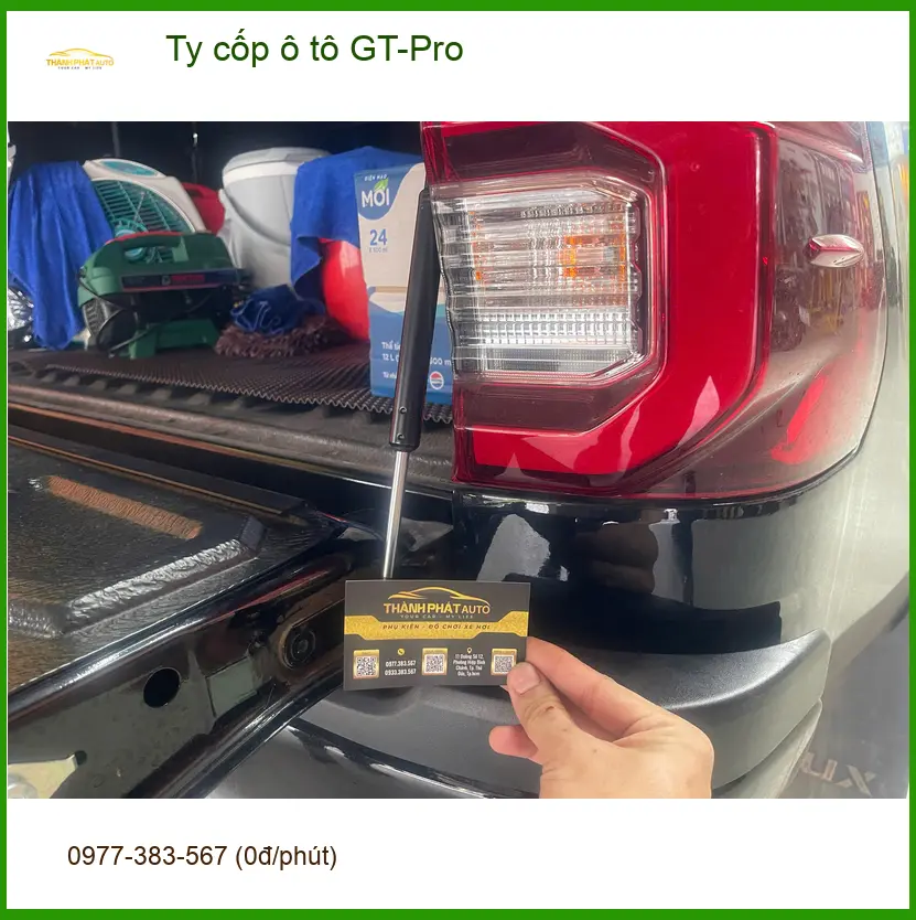 Anh Quang Minh nâng cấp Ty cốp ô tô GT-Pro cho Hyundai Santa Fe tại Thủ Đức ảnh thực tế 2