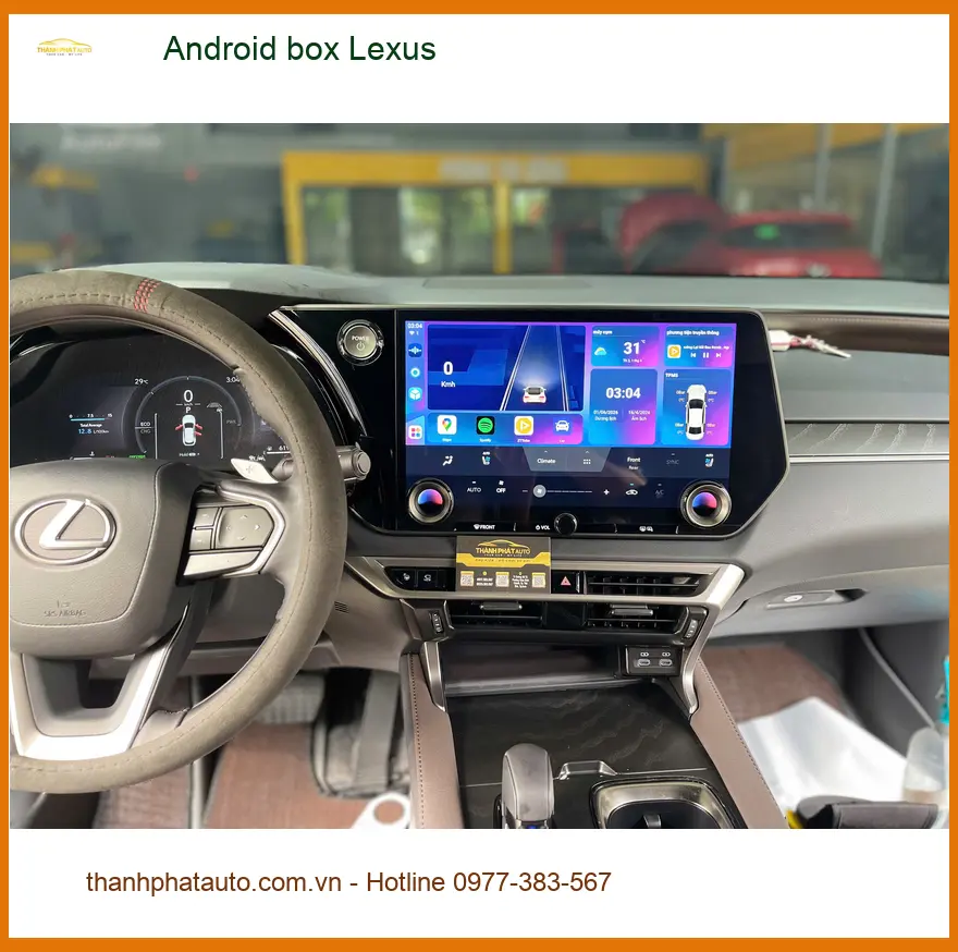 Anh Quang lắp Android Box Lexus RX 350 tại Quận 12 để có thêm nhiều tiện ích giải trí ảnh thực tế 4