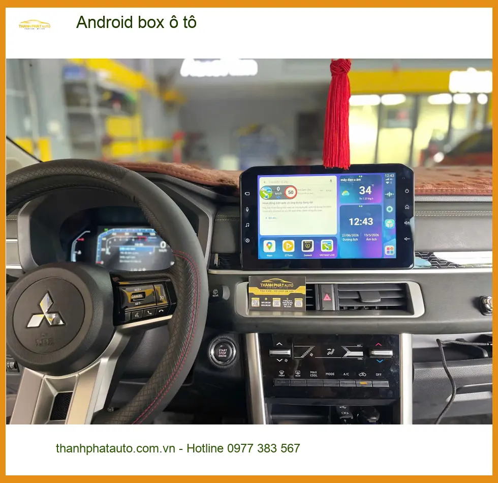 Anh Tuấn Kiệt lắp Android box ô tô cho Honda CRV tại Quận 1 để giải trí khi kẹt xe ảnh thực tế 2
