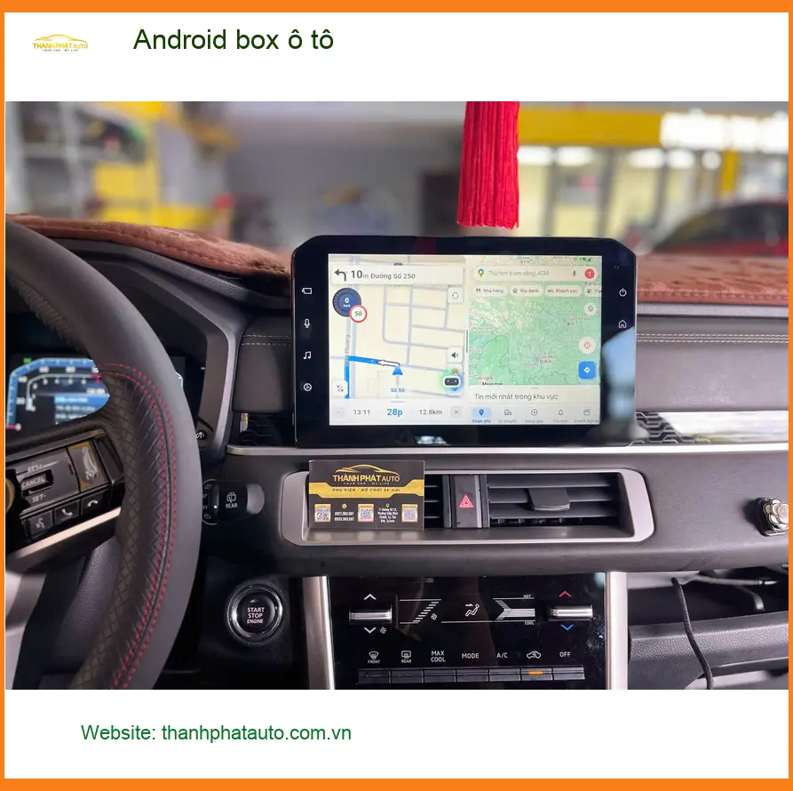 Anh Tuấn Kiệt lắp Android box ô tô cho Honda CRV tại Quận 1 để giải trí khi kẹt xe ảnh thực tế 4