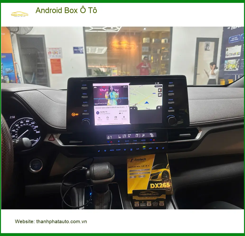 Anh Kiên lắp Android Box Ô Tô cho Mazda CX-5 tại Quận 7 giải trí thông minh ảnh thực tế 5