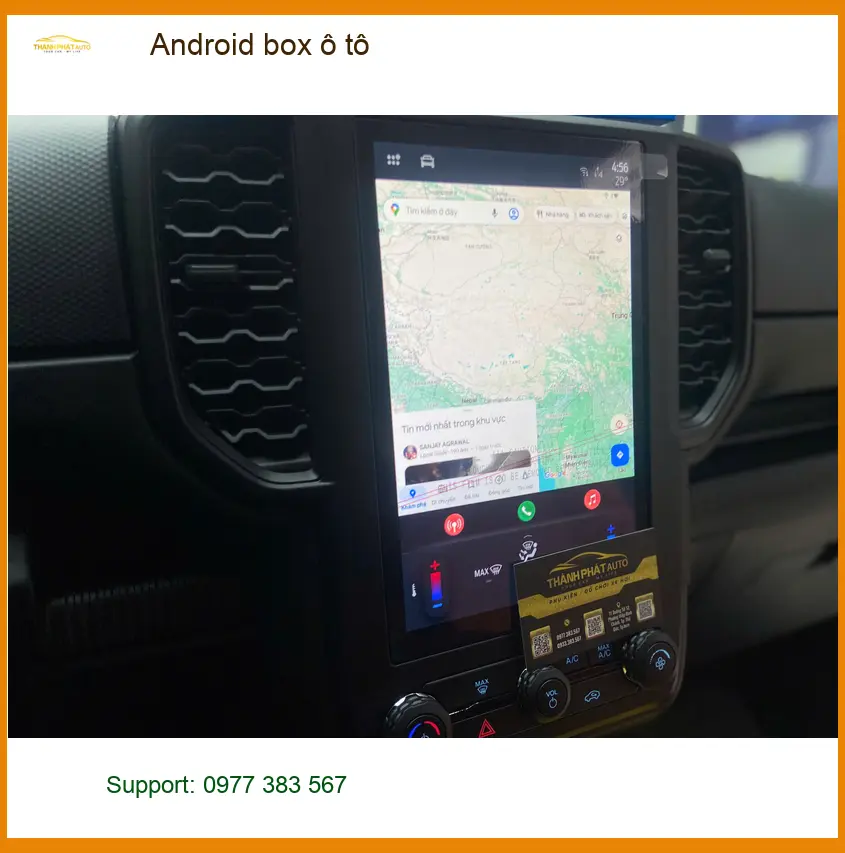 Anh Quang lắp Android box ô tô Toyota Camry Quận 10 - Nâng tầm giải trí