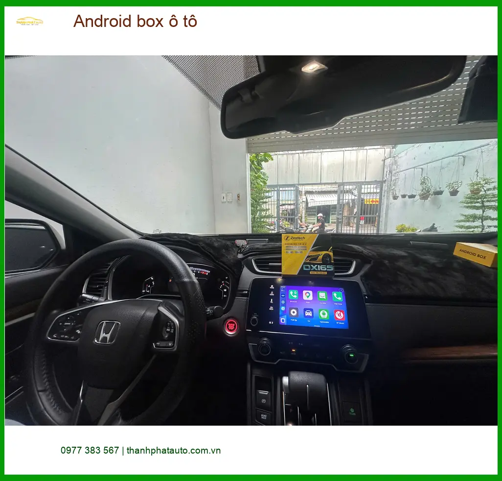 Anh Phong lắp Android box ô tô cho Hyundai Santa Fe tại Quận Tân Bình để có Smart TV tiện lợi