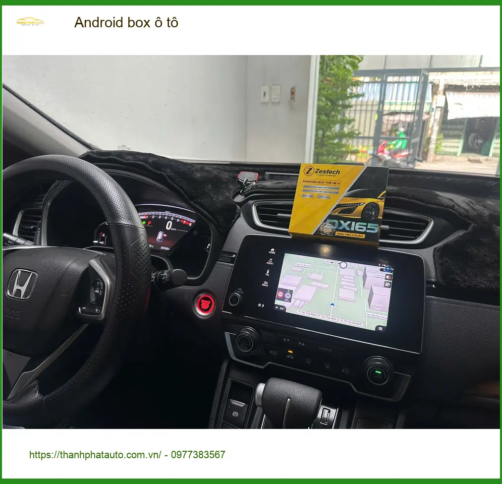 Anh Phong lắp Android box ô tô cho Hyundai Santa Fe tại Quận Tân Bình để có Smart TV tiện lợi ảnh thực tế 4
