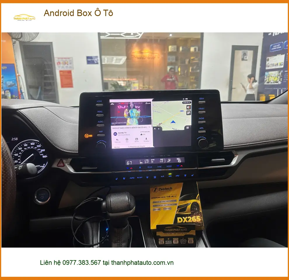 Chị Lan Anh lắp Android Box Ô Tô cho Hyundai Creta tại Quận 12 để nâng cấp giải trí ảnh thực tế 3