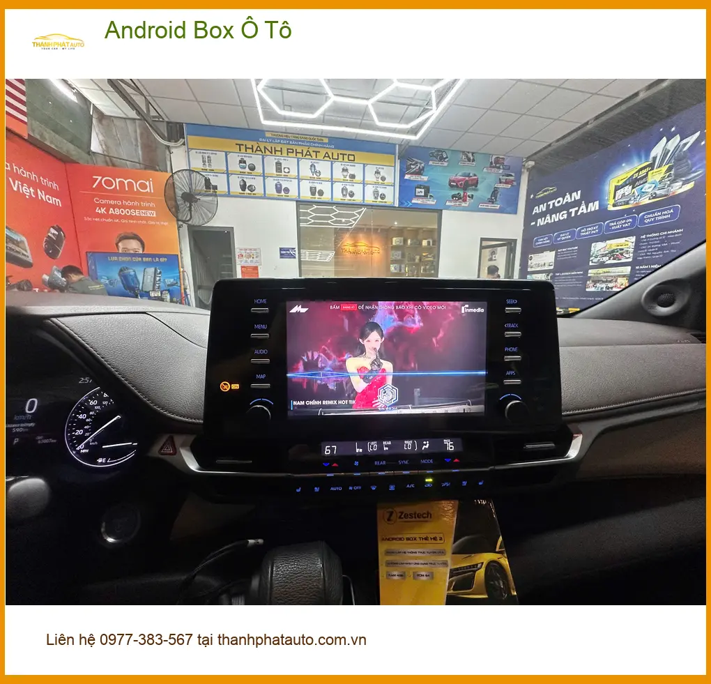 Chị Lan Anh lắp Android Box Ô Tô cho Hyundai Creta tại Quận 12 để nâng cấp giải trí ảnh thực tế 5