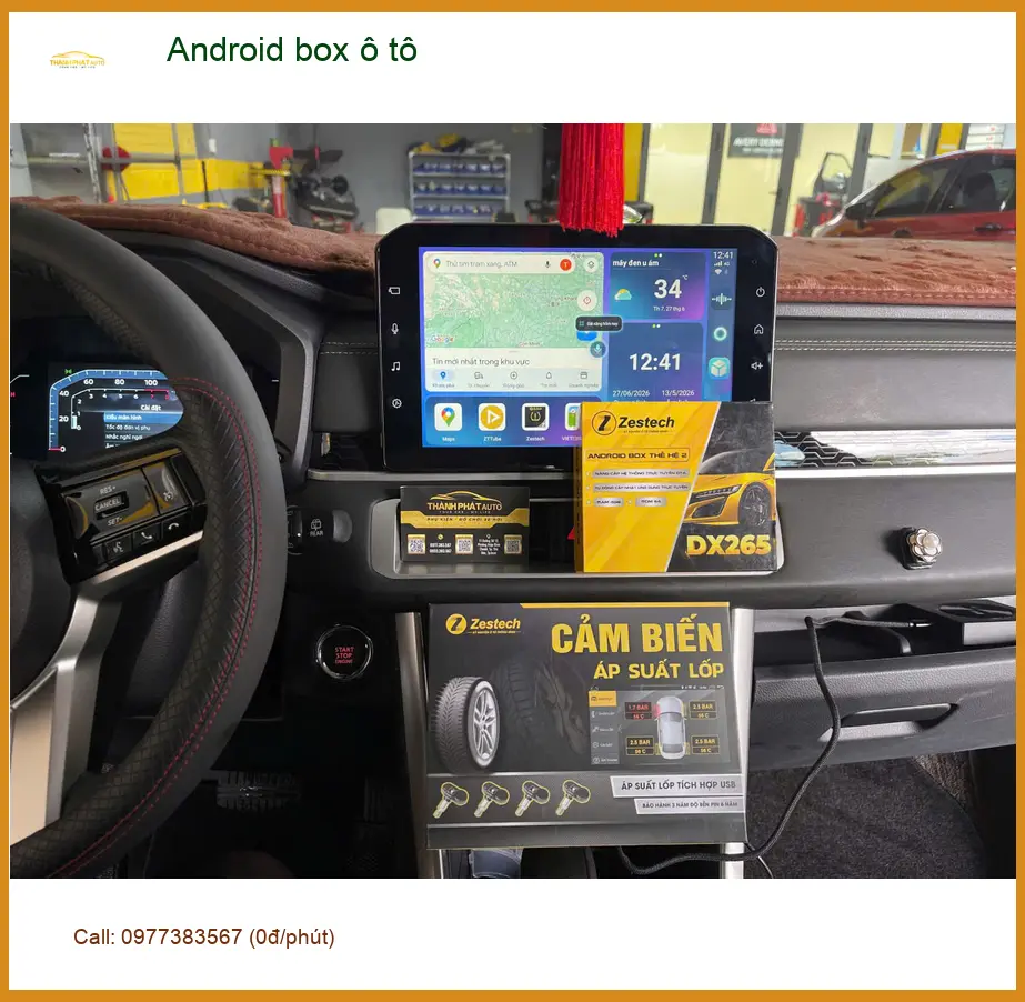 Anh Tùng lắp Android box ô tô cho Hyundai Creta tại Quận 12 để xem YouTube ảnh thực tế 3