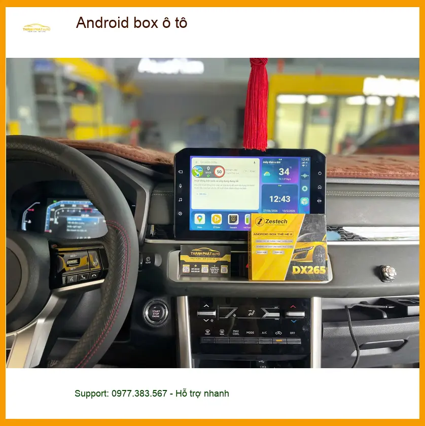 Anh Khải lắp Android box ô tô cho Honda CRV tại Quận 2 để giải trí. ảnh thực tế 2