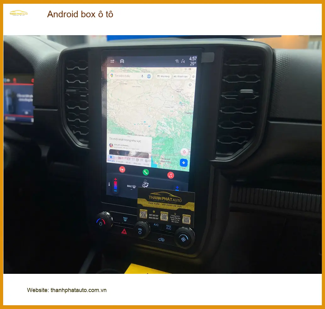 Anh Khánh lắp Android box ô tô cho Hyundai Accent tại Quận Thủ Đức để tiện giải trí trên mọi hành trình