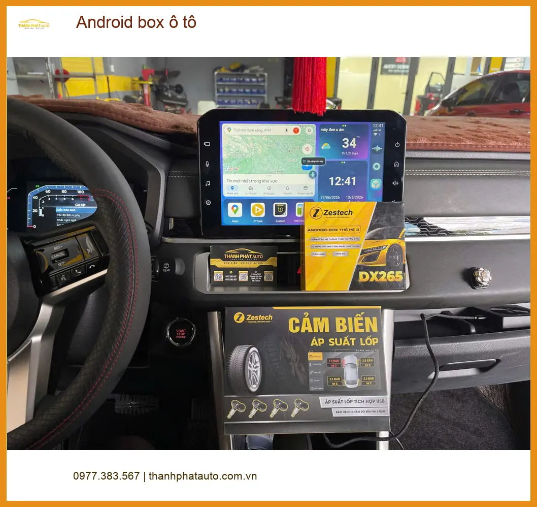 Anh Tùng lắp Android box ô tô cho Kia Carnival tại Hóc Môn để nâng tầm giải trí và tiện ích ảnh thực tế 5