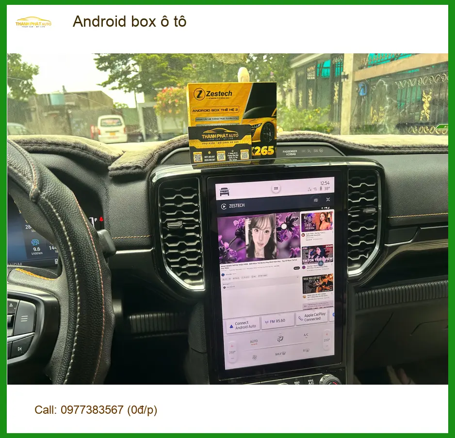 Anh Kiên lắp Android box ô tô cho Mazda CX-5 tại Quận 8 để giải trí trên mọi hành trình. ảnh thực tế 4