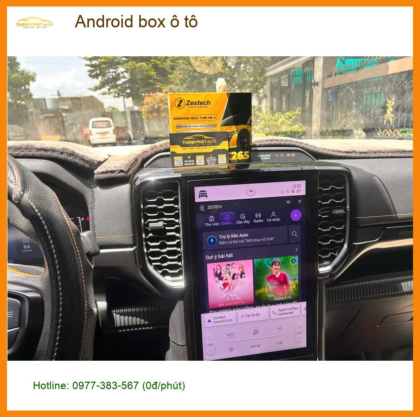 Anh Kiên lắp Android box ô tô cho Mazda CX-5 tại Quận 8 để giải trí trên mọi hành trình. ảnh thực tế 5