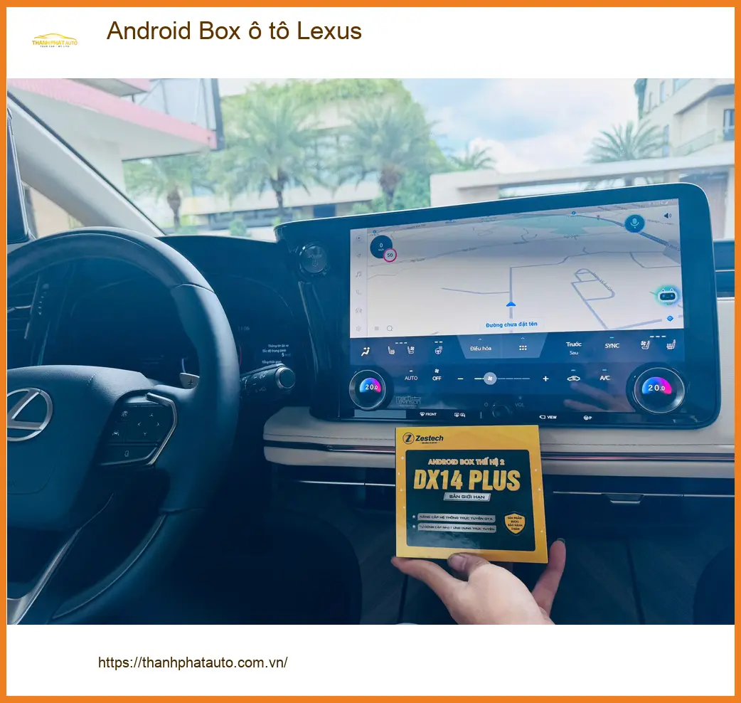 Anh Tấn lắp Android Box cho Lexus RX 350 tại Quận 5 để giải trí trên xe tiện lợi hơn