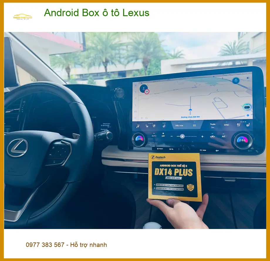 Anh Tấn lắp Android Box cho Lexus RX 350 tại Quận 5 để giải trí trên xe tiện lợi hơn ảnh thực tế 3