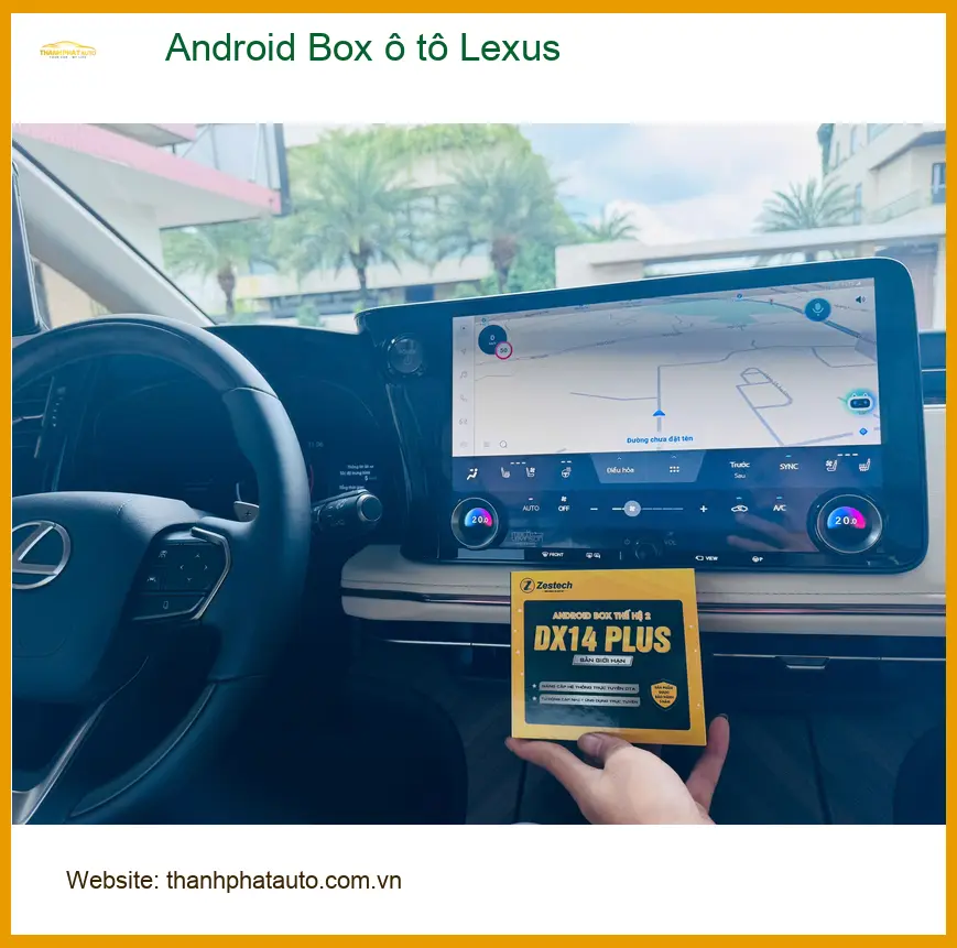 Bác Cường nâng cấp Android Box ô tô cho Lexus tại Củ Chi để trải nghiệm giải trí đa năng