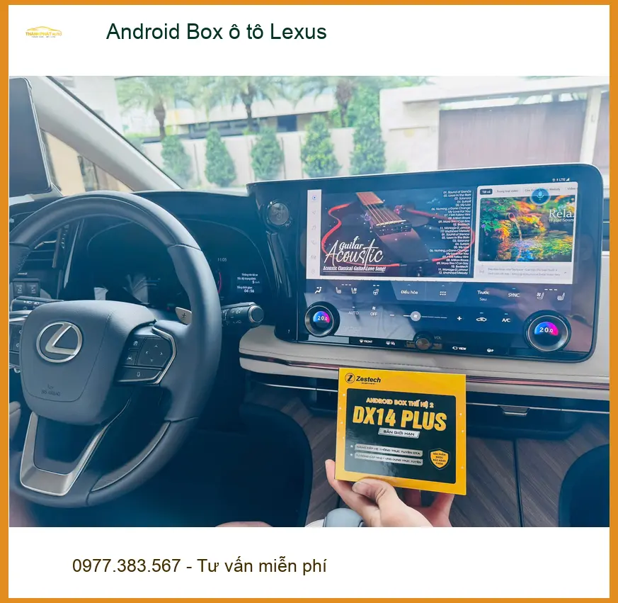 Bác Cường nâng cấp Android Box ô tô cho Lexus tại Củ Chi để trải nghiệm giải trí đa năng ảnh thực tế 2