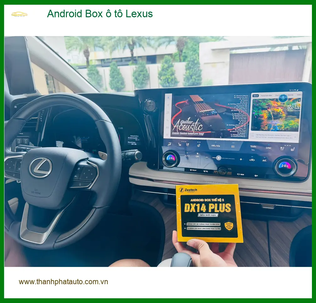 Bác Cường nâng cấp Android Box ô tô cho Lexus tại Củ Chi để trải nghiệm giải trí đa năng ảnh thực tế 3
