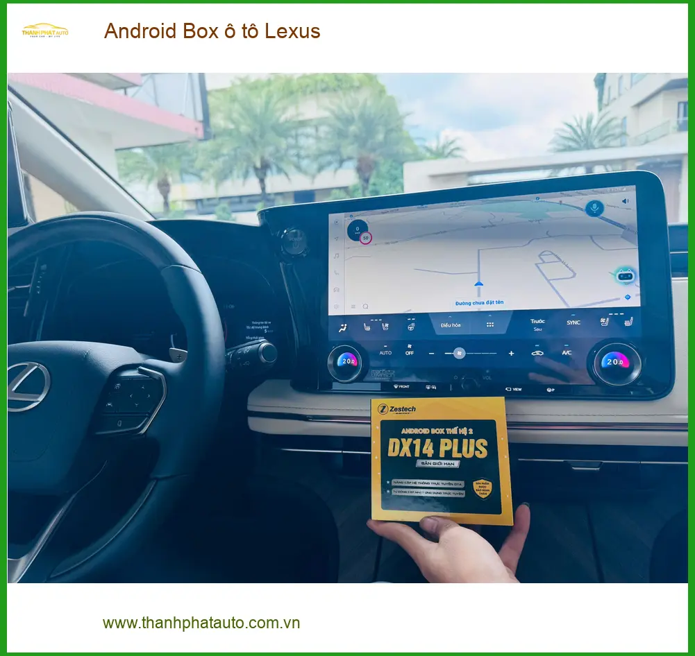 Anh Khang lắp Android Box ô tô Lexus tại Thủ Đức vì màn zin thiếu ứng dụng. ảnh thực tế 3