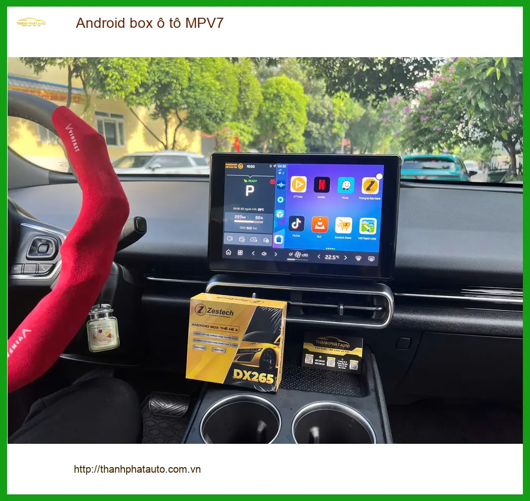 Chị Phương nâng cấp Android box MPV7 cho Hyundai Accent ở Thủ Đức ảnh thực tế 4