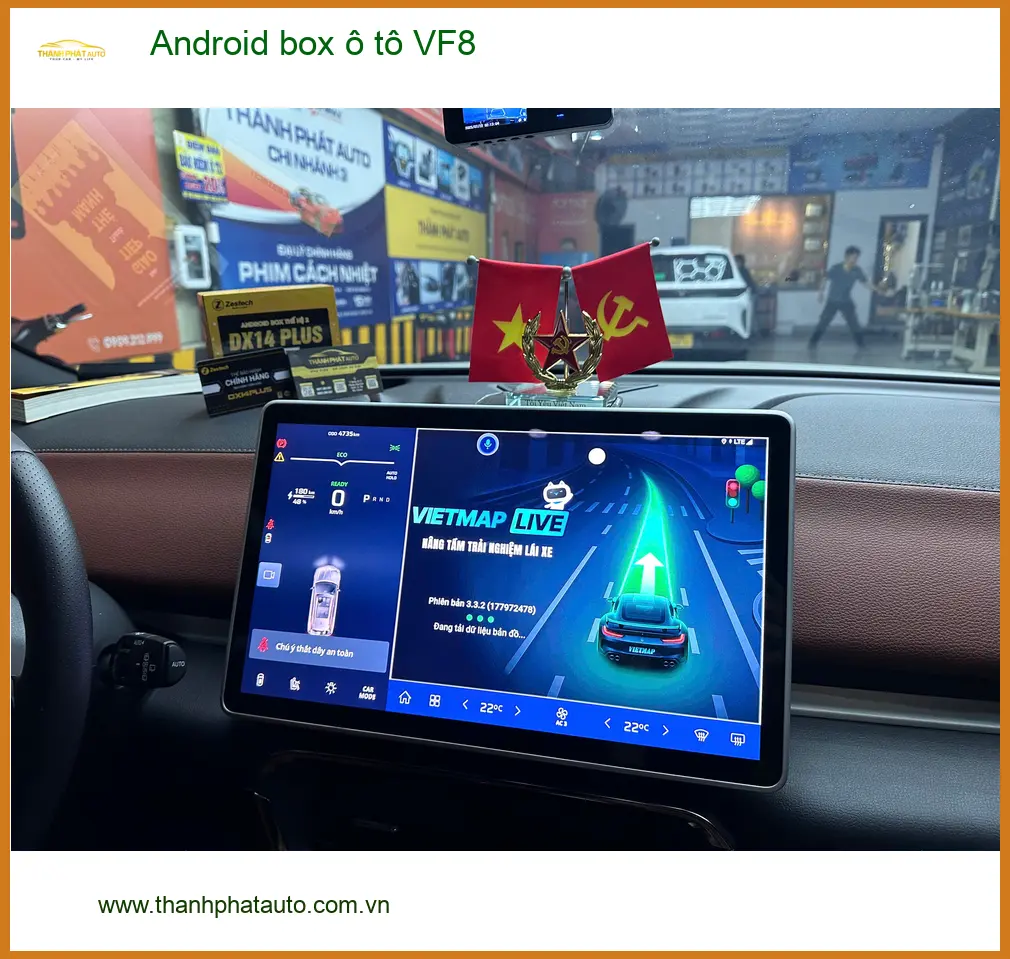Anh Dũng lắp Android box VF8 tại Quận Bình Thạnh để xem YouTube ảnh thực tế 2