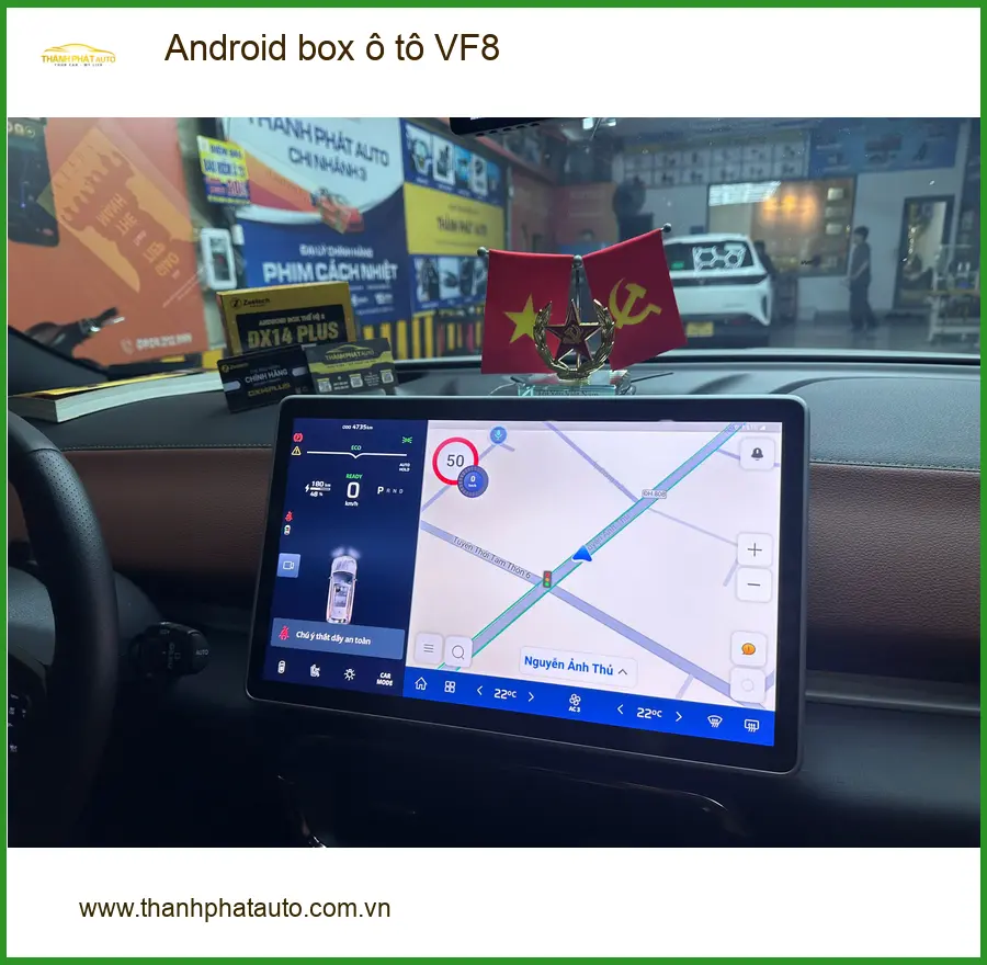Anh Dũng lắp Android box VF8 tại Quận Bình Thạnh để xem YouTube ảnh thực tế 3
