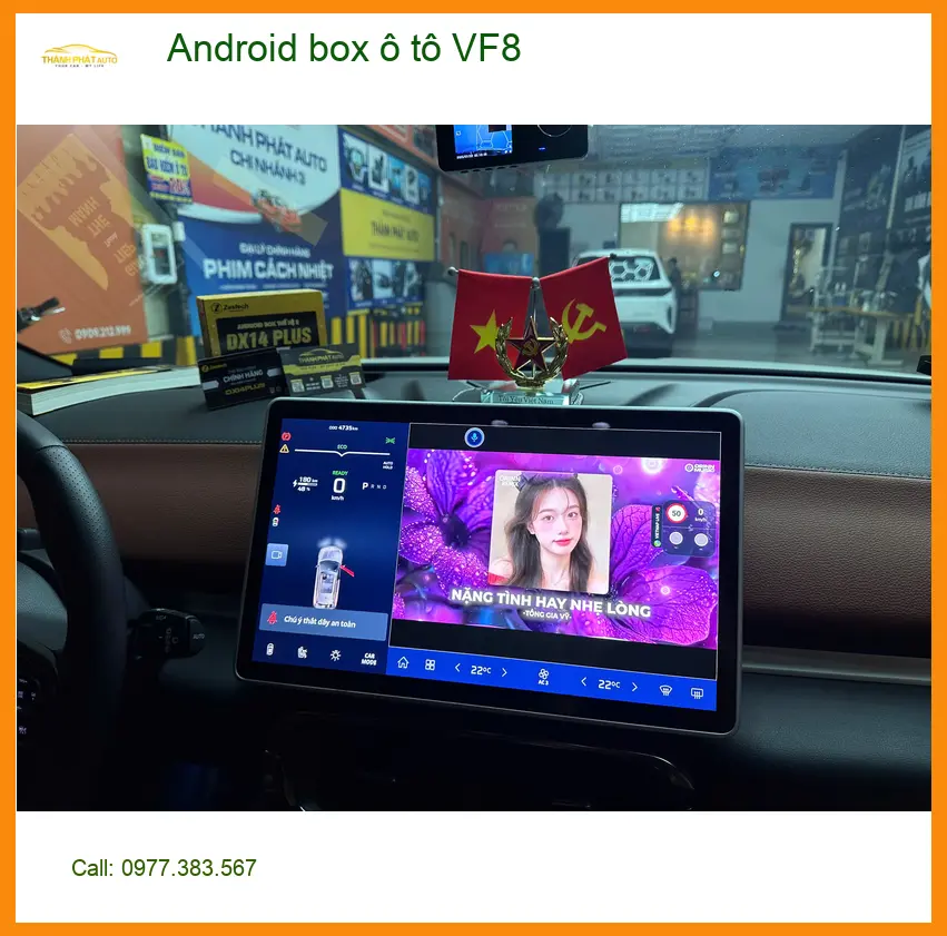 Anh Dũng lắp Android box VF8 tại Quận Bình Thạnh để xem YouTube ảnh thực tế 5