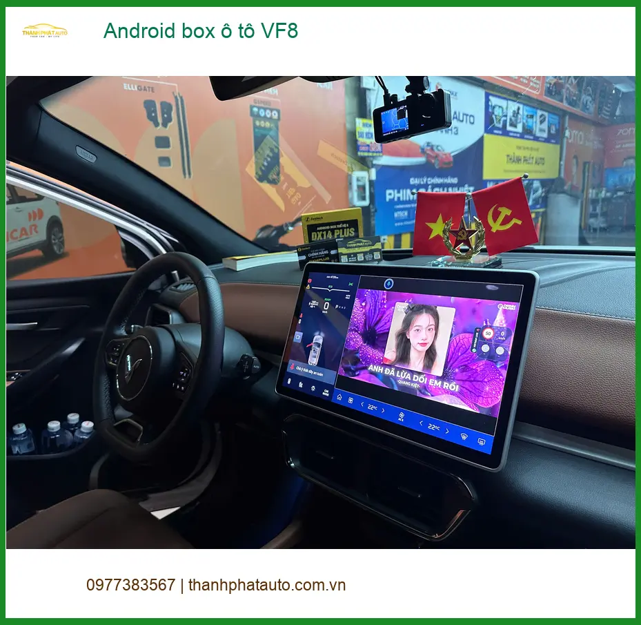 Anh Quang lắp Android box ô tô cho VF8 ở Hóc Môn để nâng cấp giải trí ảnh thực tế 3