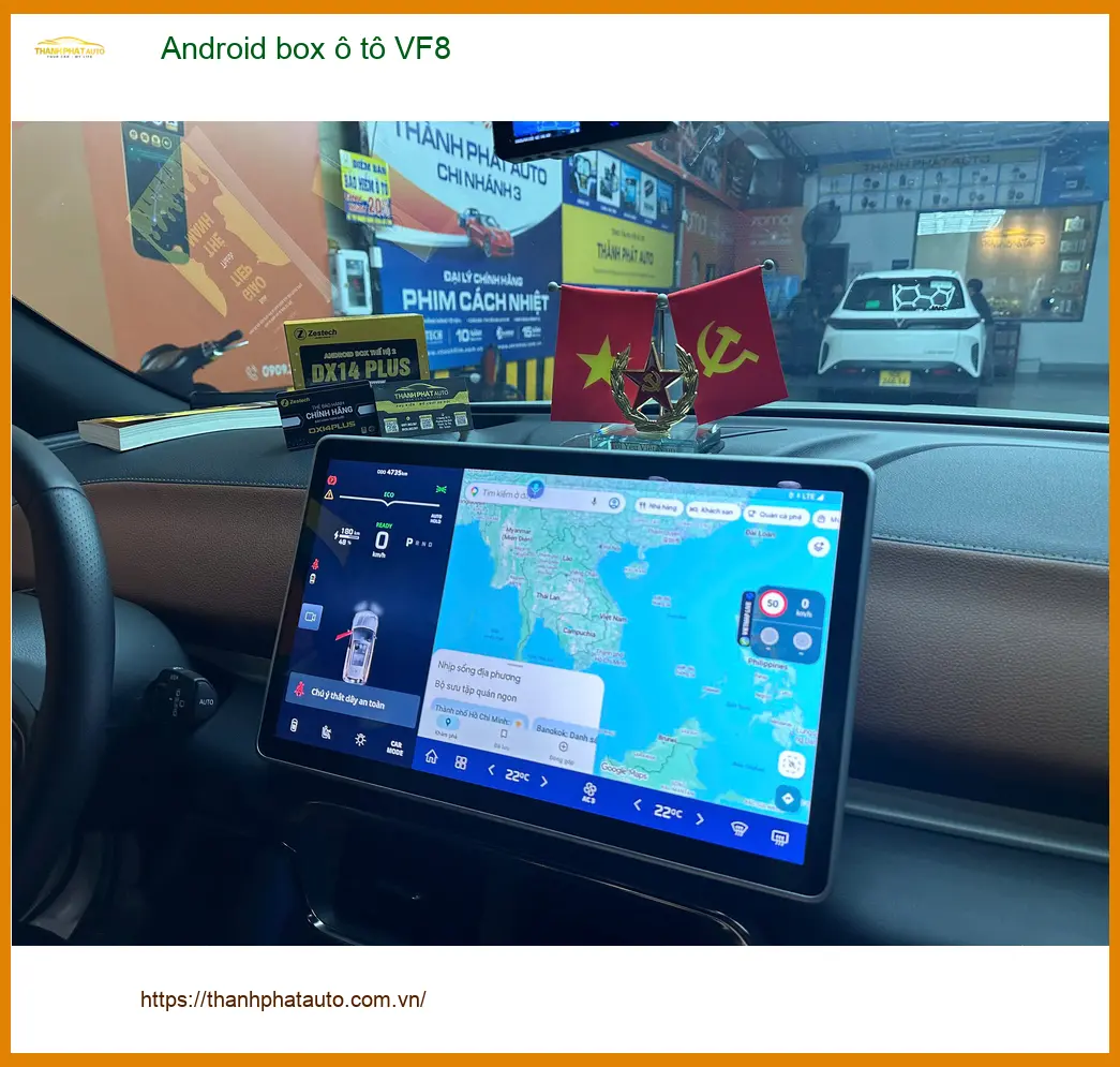 Anh Quang lắp Android box ô tô cho VF8 ở Hóc Môn để nâng cấp giải trí ảnh thực tế 4