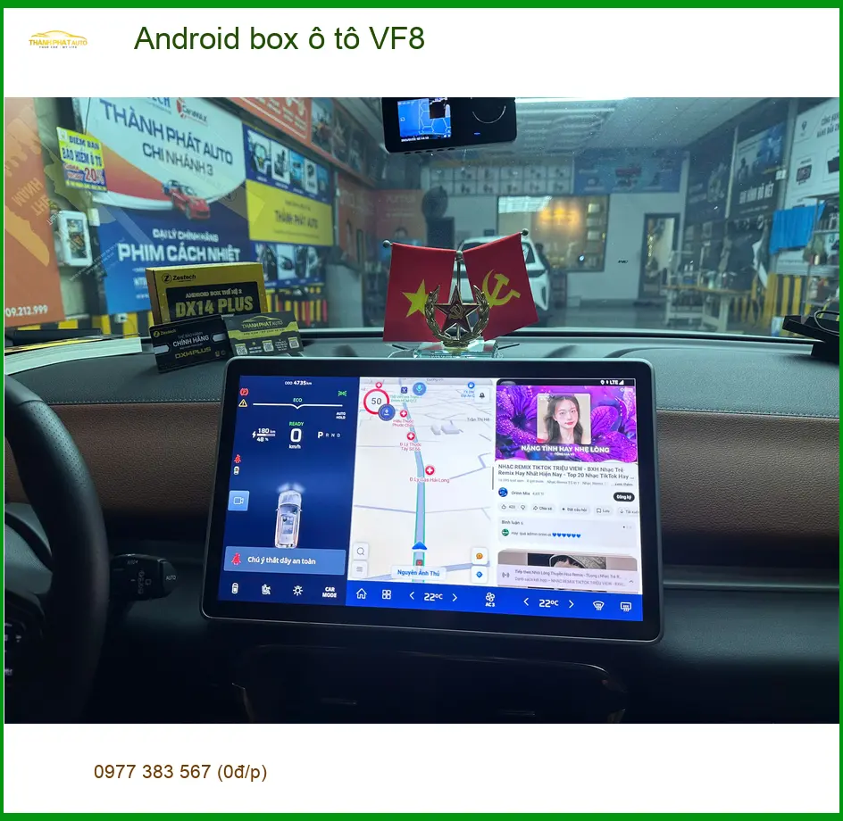 Anh Quang lắp Android box ô tô cho VF8 ở Hóc Môn để nâng cấp giải trí ảnh thực tế 5