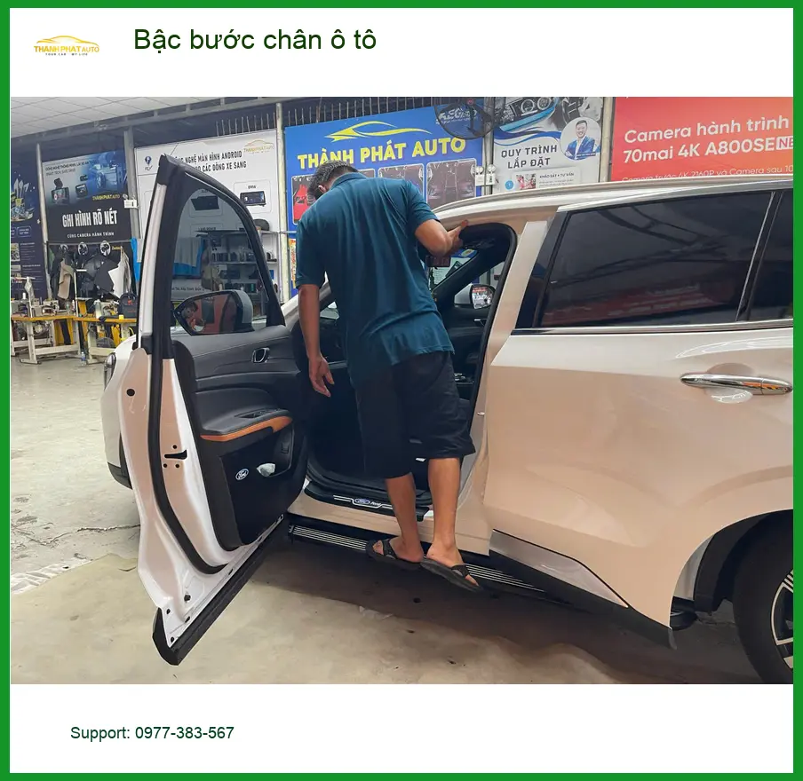 Anh Trường lắp bậc bước chân ô tô cho Mitsubishi Xpander tại Quận Thủ Đức ảnh thực tế 2