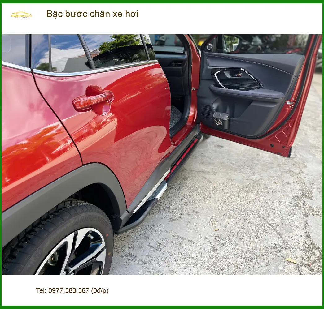 Anh Khải lắp bậc bước chân xe hơi Toyota Fortuner tại Quận 2 cho xe gia đình ảnh thực tế 3